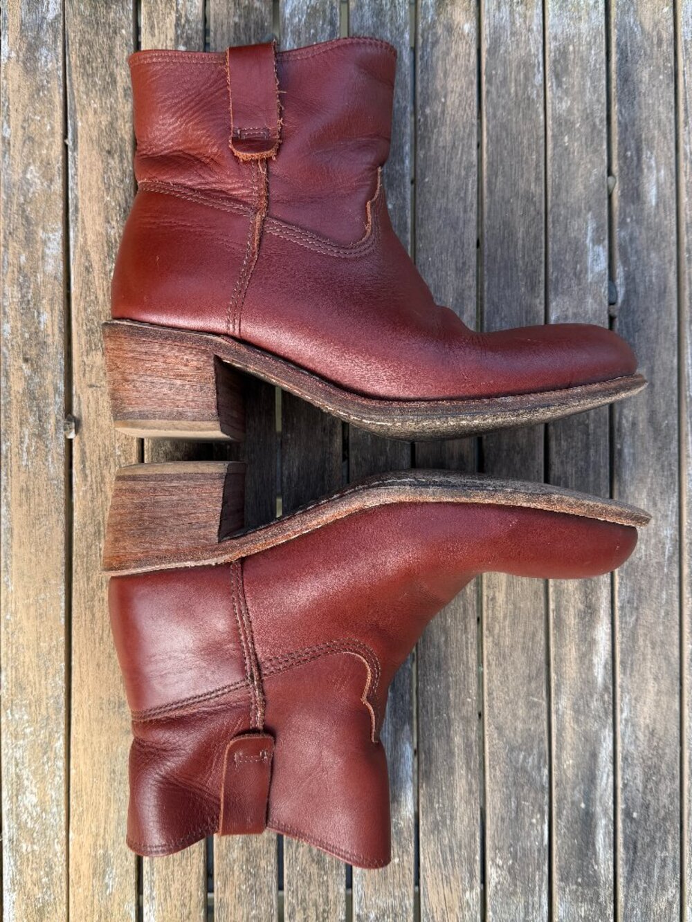 Red Wing Heritage Women's 3413 Inez stacked heel boot - Picture 3 of 7